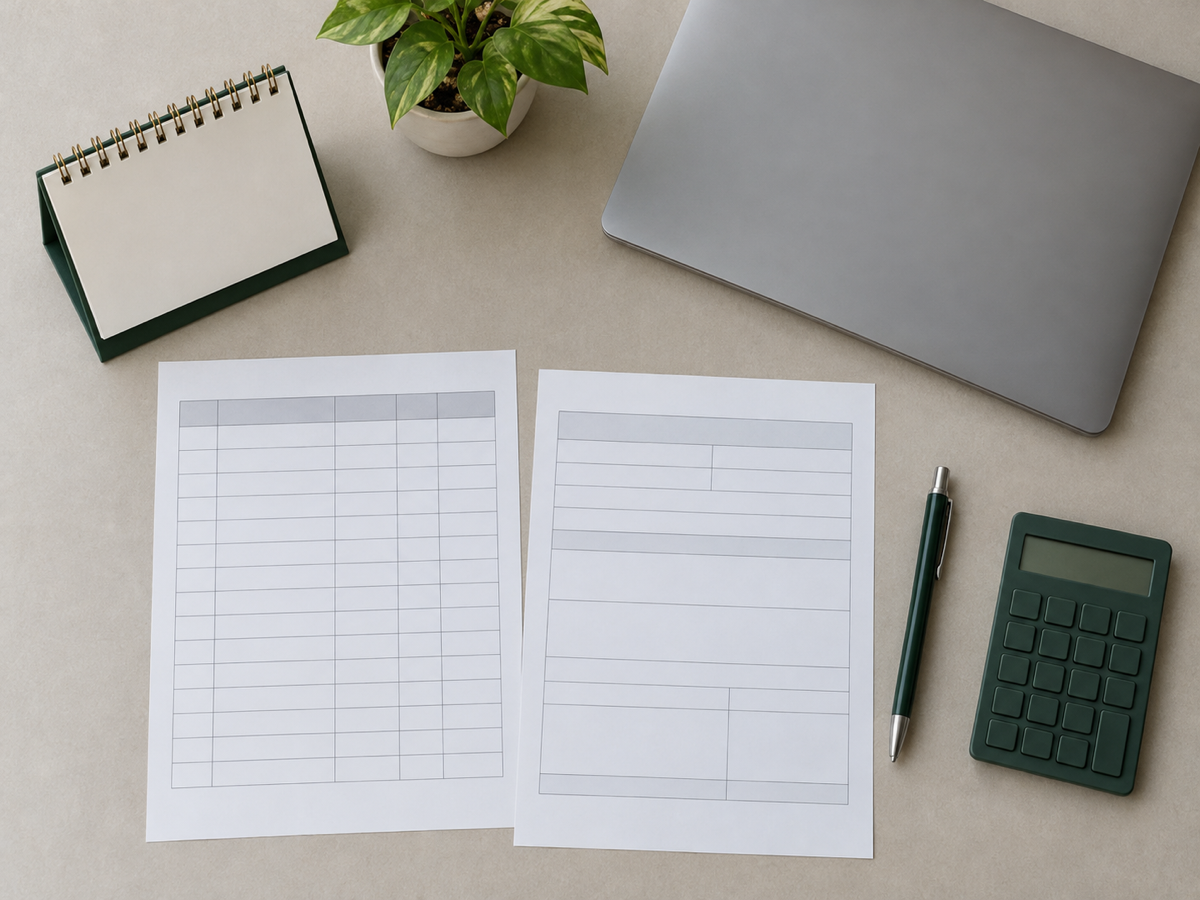 Documents used to calculate paid leave pay